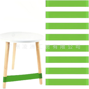 Bande élastique pour pieds de chaise, sangle de résistance pour yoga, ensemble de 6 pièces pour usage domestique, vert et bleu - Product Image 5