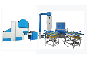 Machines de remplissage de fibres pour oreillers de haute qualité, ligne de machines automatiques de rembourrage en coton à bas prix AV-760 - Product Image 3