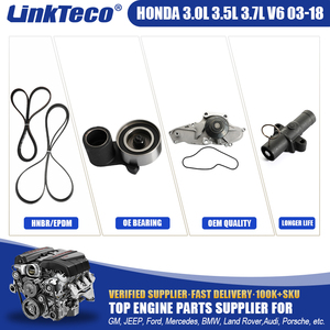 Kit de correa de distribución Linkteco bomba de agua para Honda Accord <span class=keywords><strong>Pilot</strong></span> Odyssey Acura MDX J30A4 J35A5 3.0L 3.5L 3.7L V6 GAS SOHC 2003-2018 - Product Image 4