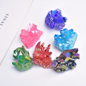 <strong>Wholesale</strong> Stone <strong>Crystal</strong> Mixed Color Electroplated <strong>Crystal</strong> Cluster <strong>Raw</strong> <strong>Crystal</strong> Stones for Decoration - Product Image 4