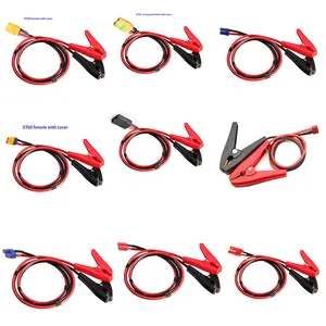 Amass XT60 To alligator clip Banana Plug Male Female Battery Charger Lead 14awg Connector customized Cable