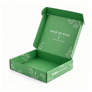 Custom Logo Printed Luxury Kraft Paper Corrugated Mailer Boxes Eco Friendly Foldable Clothing Product Packaging <b>Shipping</b> <b>Box</b> - Product Image 3