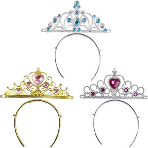 <span class=keywords><strong>Couronne</strong></span> de princesse, diadème en strass, ensemble de déguisement pour fille, cadeau de fête - Product Image 4