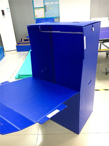 Caja de Guardarropa Plegable de Plástico Corrugado, Caja de Guardarropa para Mudanza, Cajas de Guardarropa Plegables de Plástico Corex - Product Image 2