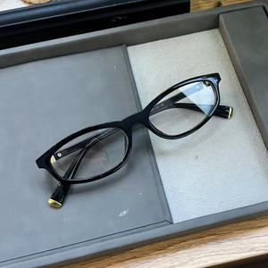 Monturas de Gafas Qianai con Efecto Ojo de Gato, Anti Luz Azul, Unisex, Tamaño Mediano, Lentes de Acetato, Diseño Ovalado para Hombre y Mujer - Product Image 2