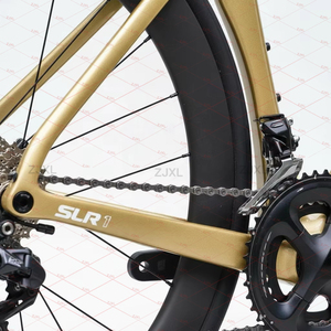 Vélo de route aérodynamique BeeBIKE SLR01 entièrement en carbone avec groupe Shimano 105 R7120 2x12 vitesses, guidon en carbone léger de 7,8 kg - Product Image 5