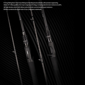 Canne à pêche Takuma Monster XH Carbon Casting, <span class=keywords><strong>action</strong></span> rapide, robuste, pour la pêche en eau salée et en eau douce (lac/rivière), <span class=keywords><strong>couverture</strong></span> lourde. - Product Image 4