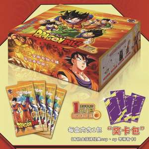 Al por mayor <span class=keywords><strong>Dragon</strong></span> <span class=keywords><strong>Ball</strong></span> Z Anime figuras coleccionables tarjeta Son Goku <span class=keywords><strong>Super</strong></span> Saiyan juego de comercio TCG/CCG tarjetas Booster Box - Product Image 1
