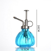 Mini vaporisateurs en verre pour plantes, vaporisateur de brume vintage en laiton avec pompe en plastique bronze