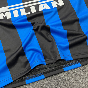Venta al por Mayor de Fábrica: Camisetas de Fútbol Clásicas a Rayas, Personalizadas, de Poliéster Transpirable, Holgadas, para Jóvenes Deportistas - Product Image 4