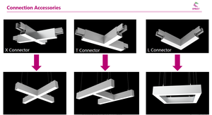 IP20 Dimmable 36W 1200mm Aluminum LED Linear <strong>Light</strong> <strong>Fixture</strong> 0-10V DALI Driver 5000K Daylight 5-Year Warranty Modern <strong>Office</strong>/Living - Product Image 4