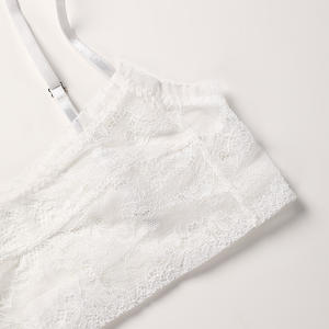 Hot Đồ Lót Của Phụ Nữ Thêu Lenceria Trọng Lượng Nhẹ Thoáng Khí Trong Suốt Lưới Có Thể Điều Chỉnh Dây Đeo Sexy Ren Thong Áo Ngực Thiết Lập - Product Image 4