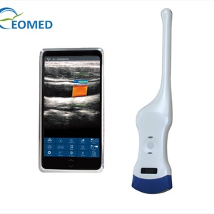 Échographe sans fil avec sonde d'échographie portable mini couleur à double tête pour Apple IOS, Android et Windows DCU19D - Product Image 1