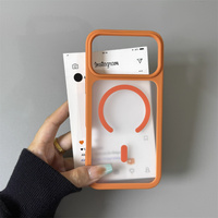 Coque de téléphone magnétique translucide mate bleue de haute qualité pour iPhone 17 13 14 15 16 Pro Max, fine et transparente
