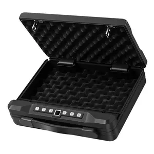 T11 portable gun safe box safe deposit box fingerprint password suitable for office household