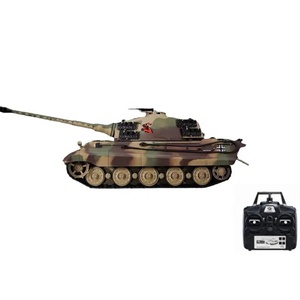 1/16 alemán "<span class=keywords><strong>Tiger</strong></span>" <span class=keywords><strong>King</strong></span> (Henschel) 7,0 tanque pesado de control remoto 3888A rueda de carretera con orugas de Metal <span class=keywords><strong>RC</strong></span> juguete - Product Image 1