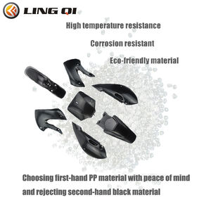 LINGQI修正KLX110オートバイ部品ダートバイクプラスチックフェアリングフェンダーキットとナンバープレートKLX 110 <span class=keywords><strong>KX65</strong></span> DRZ110 RM65用 - Product Image 2