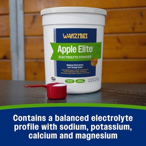 Complément alimentaire en poudre d'électrolytes Apple Elite personnalisé pour chevaux, remplace les minéraux essentiels, encourage l'hydratation, sans sucre ajouté - Product Image 4