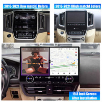 Penhui para Toyota Land Cruiser 200 2007-2021GX-R, 8 + 256GB, sonido HI-Fi, Android 13, reproductor de Radio para coche, pantalla de 16,8 pulgadas, DSP