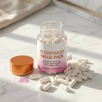 30 capsules hydratantes Yoni Wetness Pops, extraits naturels de plantes, soulagement de la sécheresse, réparation post-partum, 600 mg par capsule