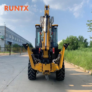 Верхний погрузчик 4x4 Backho колесный экскаватор погрузчик для продажи - Product Image 3