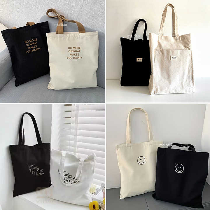 Tote Bag Organic Cotton White Mr Squiggle and YoYo - Branded Ideas main image 1