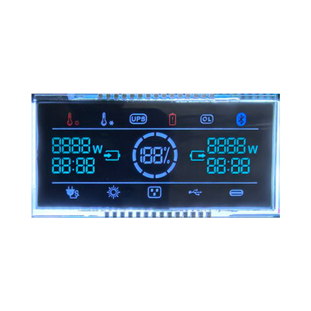 Wholesale Custom 7 Segment TN/STN LCD Display Module VA Digital Display Panel for Portable Power Station & Energy Storage Box