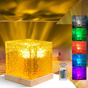 Home Decoration Dynamic Water Ripple <b>Light</b> Rgb Color Changing Atmosphere Lamp Indoor Ambient <b>Night</b> <b>Light</b> - Product Image 1