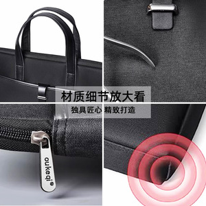 Oukeqi Business Briefcase Oxford Cloth 40x32x10 Waterproof Laptop <b>Bag</b> Men <b>Document</b> Case Meeting <b>Bag</b> - Product Image 1