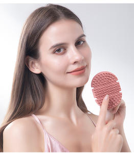 Salon facile à rincer sucer rapidement cheveux cuir chevelu masseur shampooing brosse doux peigne dents plié facile à utiliser exfoliant cuir chevelu masseur - Product Image 4