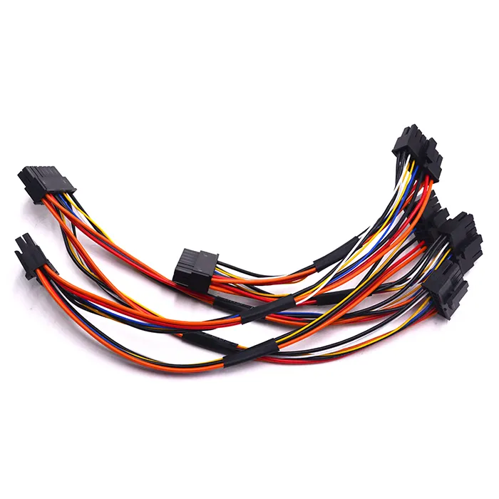 Kustom membuat molex 043025 micro fit MX 3.0 male plug 20awg kawat 14 pin kabel perakitan kawat ke kawat kabel ekstensi