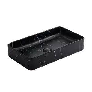 Tangdao Fashion Ceramic Black Sinks Porcelain Art Basin Ce Sink Sanitary Ware