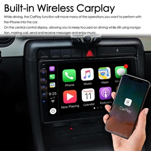 Pantalla Táctil Android 13 para Audi A4 B5 S4 RS4 2002-2008, Navegación GPS, Estéreo, Radio de Coche 2 Din, Reproductor Multimedia de Video, Unidad Principal - Product Image 6