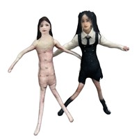 Peluche Souris Cerf Blanche Liu Yuning Liu Haoran, Figurine en Coton PP et Velours, avec Armature en Fil en Forme d'Os, Cadeau d'Anniversaire Idéal