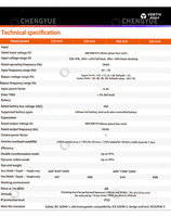 Système d'alimentation sans interruption (ASI) modulaire triphasé Vertiv Liebert APM 50-500 kW, 97 % de conversion double, 99 % d'efficacité dynamique en ligne pour centre de données