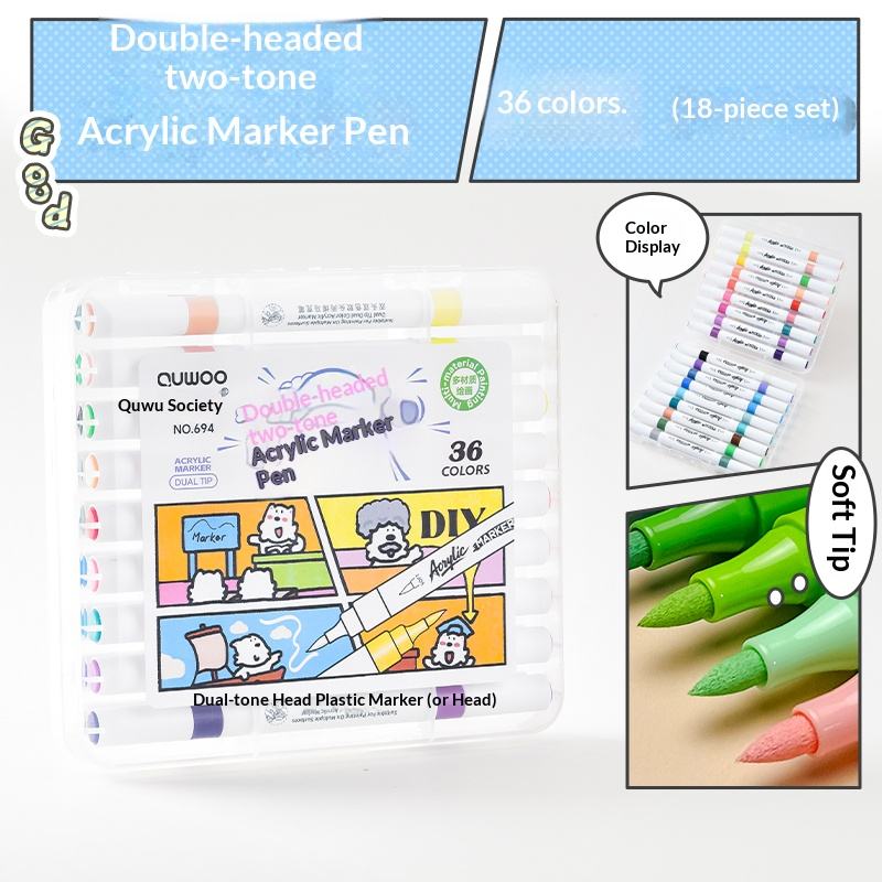 36 colores (18 piezas)