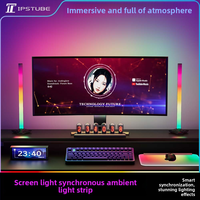 Monitor de PC para Deportes Electrónicos Lanxinda Nuevo con Pantalla LED, Frecuencia de Actualización de 60 Hz, Iluminación Ambiental RGB y Cambio de Color de Pantalla