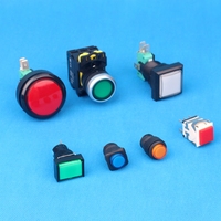 Penjualan laris tipe tombol bulat tipe Plunger tajam tombol tekan logam mati 2A 250VAC dengan terminal Solder 2 Pin samping