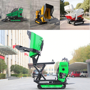 Mini Dumper Cingolato con Sollevamento Idraulico a Prezzo Conveniente, Capacità di Carico 500KG, Carriola a Motore - Product Image 3