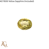 Matériaux bruts de laboratoire # Saphir jaune Z 7606 avec couleur d'inclusion, taille de gemme, synthétique, simulé, créé en laboratoire, Nanosital Nano