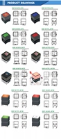 Interface SPI série DSP écran OLED interrupteur à bouton intelligent pour les panneaux de contrôle
