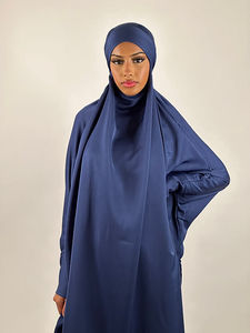 2023 Hoge Kwaliteit Mode Kalkoen Turkse Franse Jilbab Voor Meisjes Nida Een Stuk Volledige Lengte Gebed <span class=keywords><strong>Khimar</strong></span> Jilbab Ab - Product Image 2