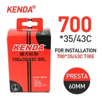 KENDA Fahrrad Fahrrad Reifen Innenrohr 700C 700 * 18-23C 700 * 23-25C 700 * 28-32C 700 * 35-43C Presta FV für Rennrad kamera Zubehör