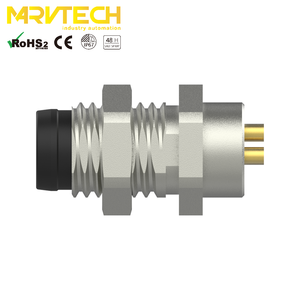 Conector Hembra IEC para FSAM3R-P Automotriz, IP67, 60V, 4A, Carcasa Redonda de Zinc/Niquelado - Product Image 2