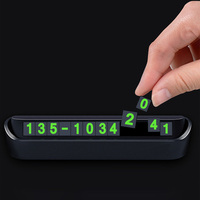 Numéro de téléphone portable de voiture, dispositif de sécurité pour parking, créatif, invisible, support de dispositif d'arrêt temporaire de téléphone, accessoires de voiture