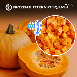Cubes de légumes sains, stockage à basse température pour les usines de transformation alimentaire, courge <span class=keywords><strong>butternut</strong></span> surgelée - Product Image 4