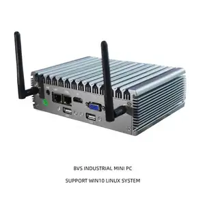 Industrial Mini PC I3 I5 I7 Portable Computer Minus 10 to 60 Celsius Degree Embedded Box PC