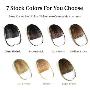 <span class=keywords><strong>Frange</strong></span> à clipser en <span class=keywords><strong>cheveux</strong></span> humains naturels, extensions à clipser, postiche <span class=keywords><strong>naturel</strong></span> blond, en stock en gros - Product Image 4