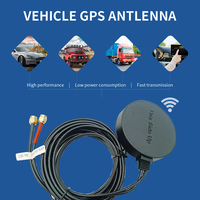 Antenne Circulaire Omnidirectionnelle Haute Performance Personnalisable, Étanche IP67, Montage Adhésif, GPS GNSS LTE 4G, Antenne Combinée 2 en 1