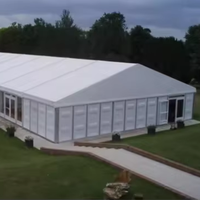 Chapiteaux extérieurs 12x21m équipement de camping tentes et prix de mariage bâche de cérémonie tentes de mariage pour 500 personnes